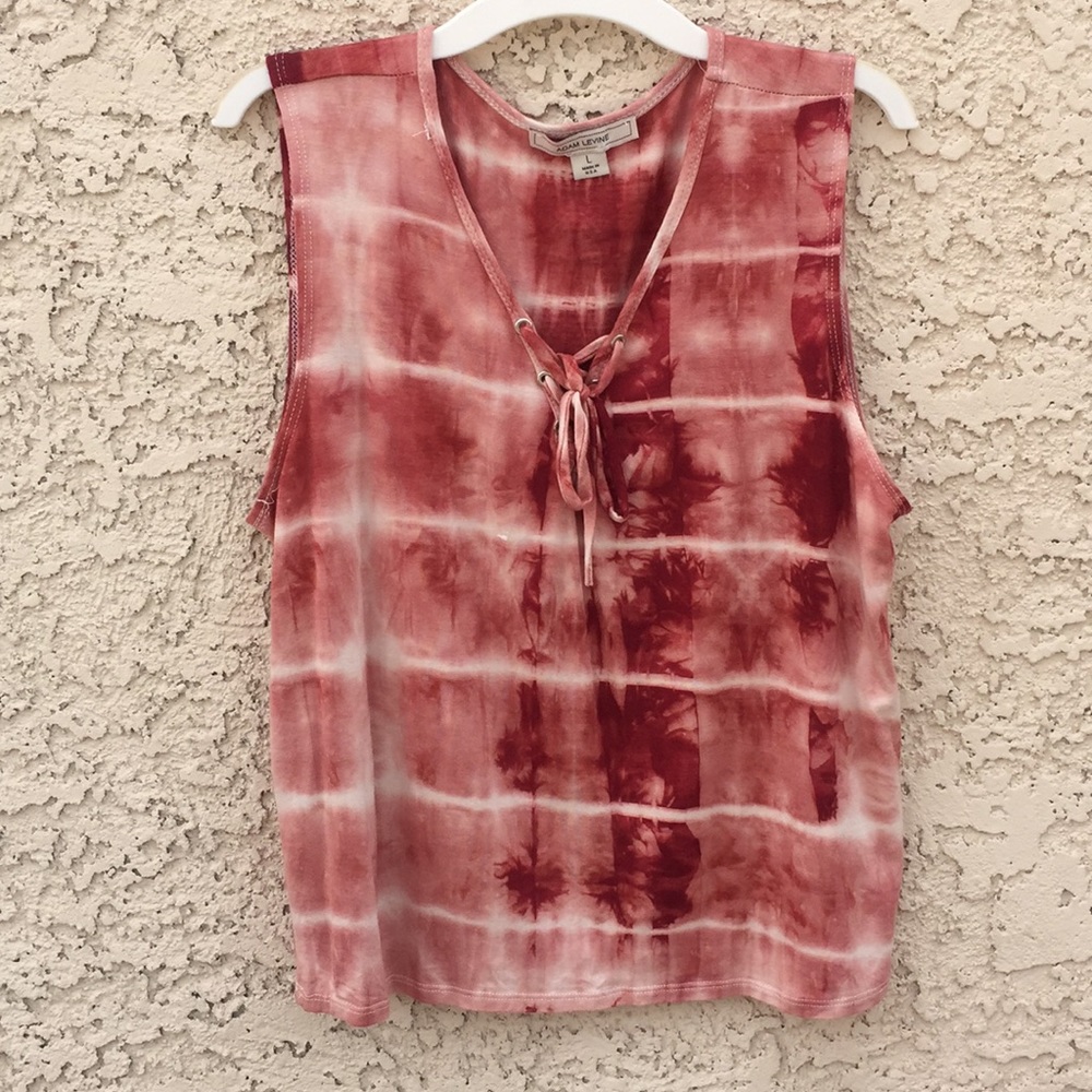 Adam Levine Collection Tie-Dye Muscle Tee